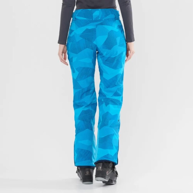 Turquoise Salomon The Brilliant Women's Ski Pants | IE CQ8369